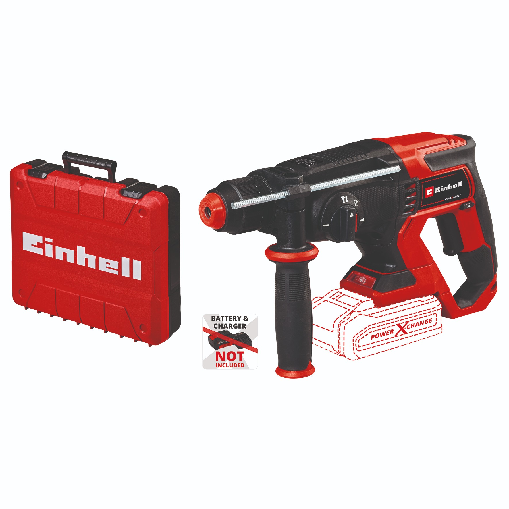 EINHELL Kladivo vrtací a sekací AKU TE-HD 18/20 Li - Solo, 4514260 (bez AKU)