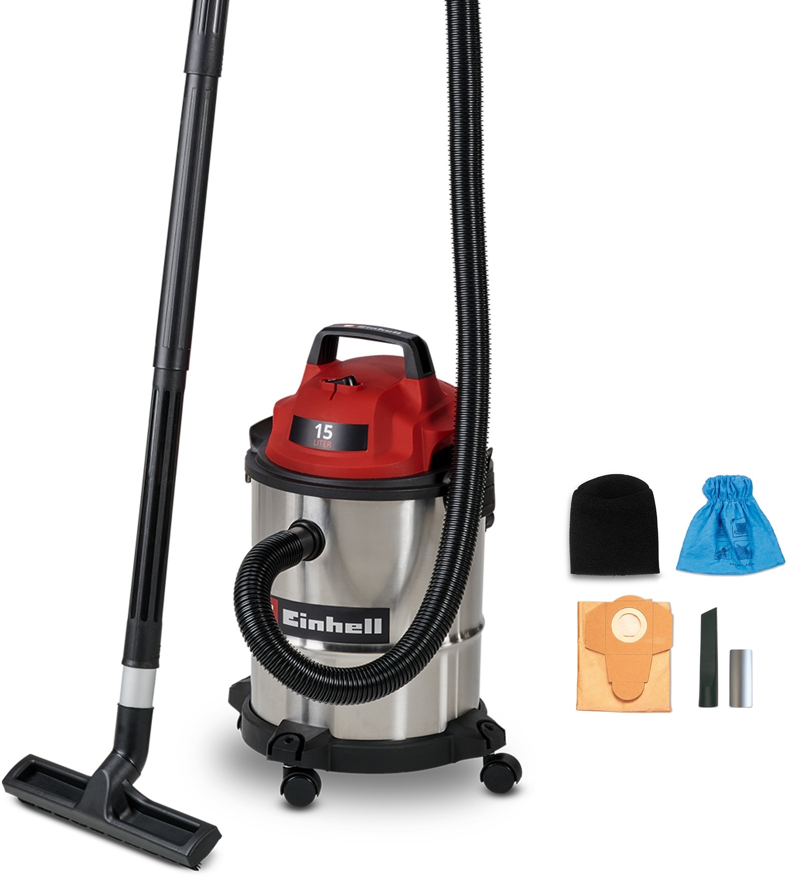 EINHELL Průmyslový vysavač na suché i mokré vysávání TC-VC 1540 S, 2347405