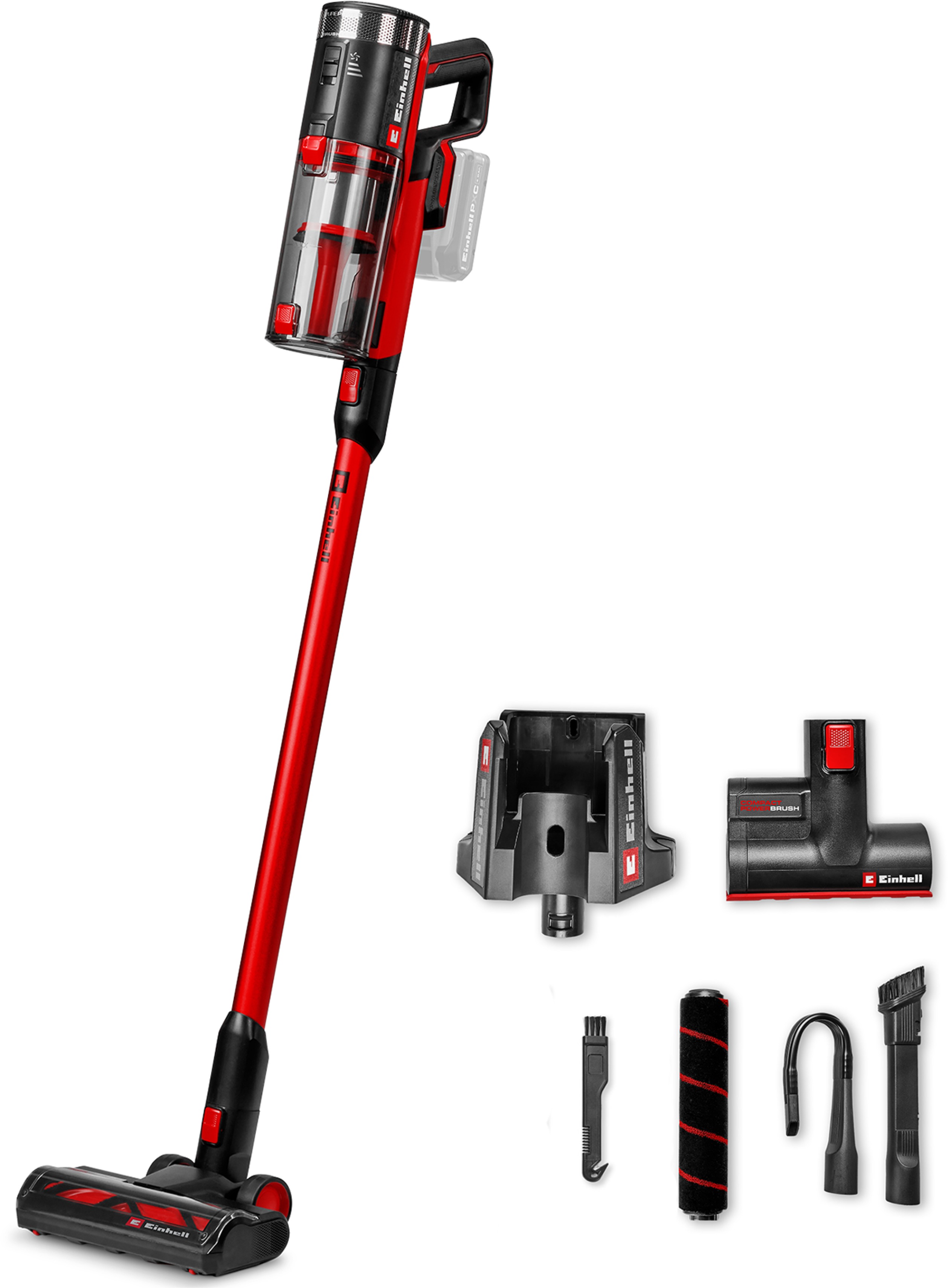 EINHELL Tyčový vysavač cyklónový AKU TE-SV 18/270 Li BL-Solo, 2347225 (bez AKU)