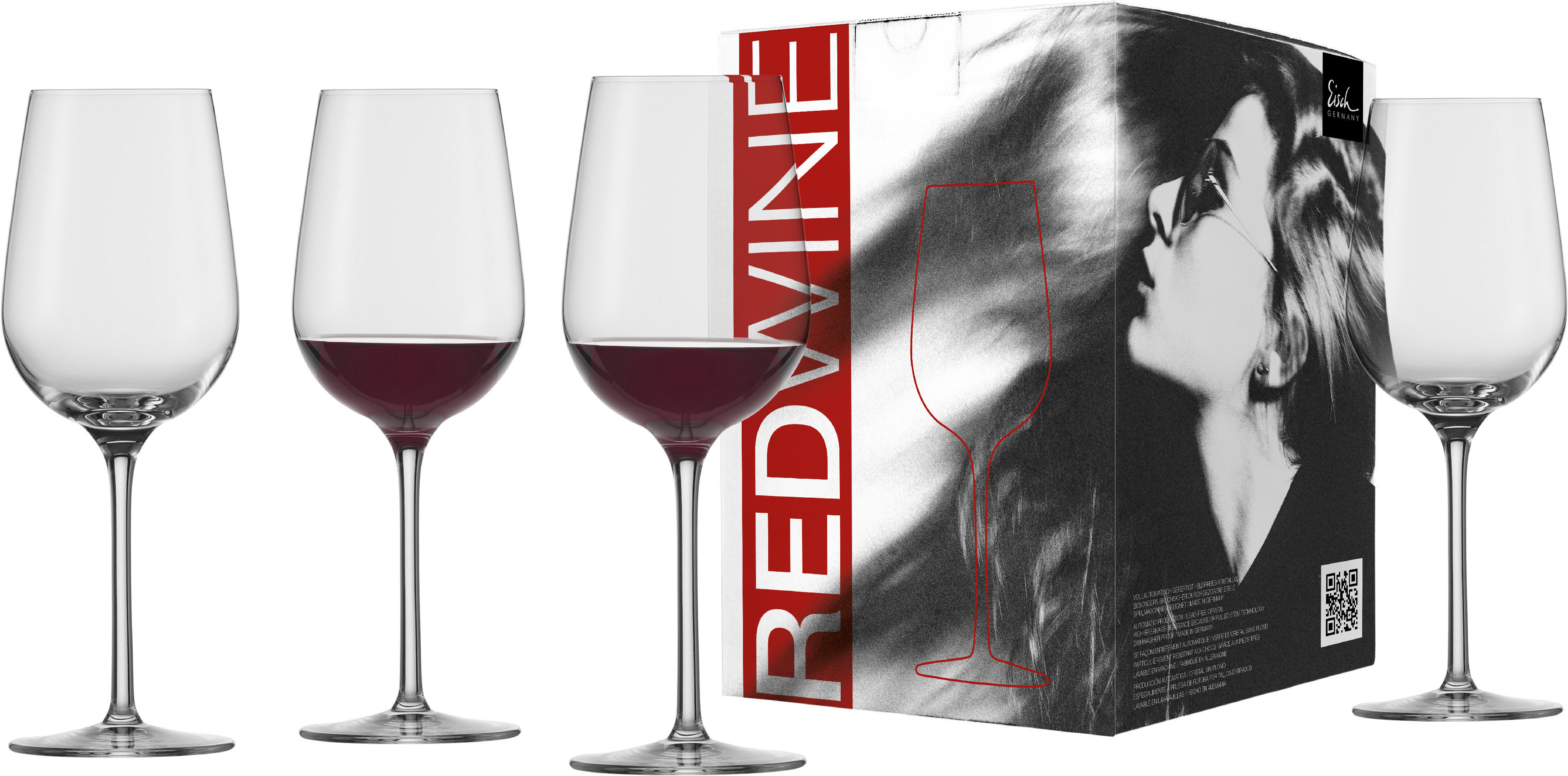 Eisch Vinezza na červené víno 430 ml, 4 ks