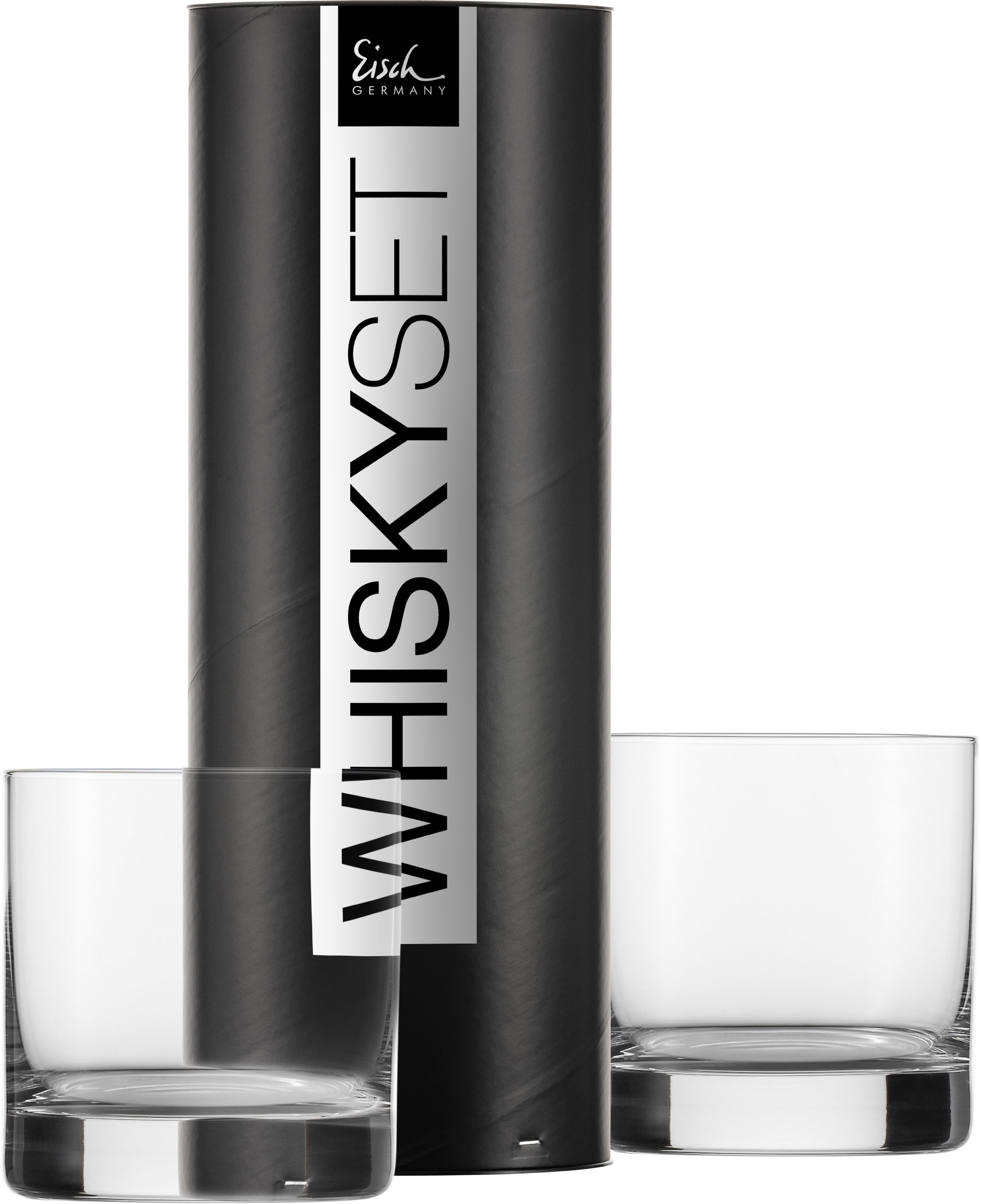 Eisch Gentleman na whisky platinová 400 ml, 2 ks