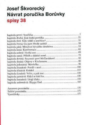 Návrat poručíka Borůvky