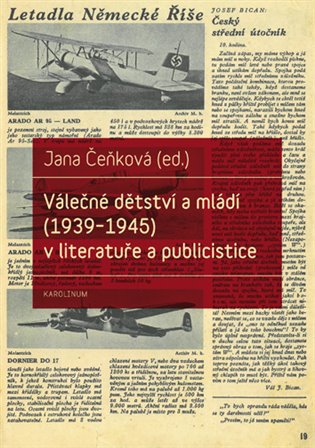 Válečné dětství a mládí  v literatuře a publicistice