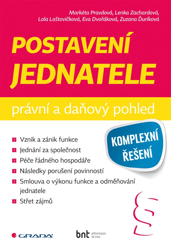 Postavení jednatele