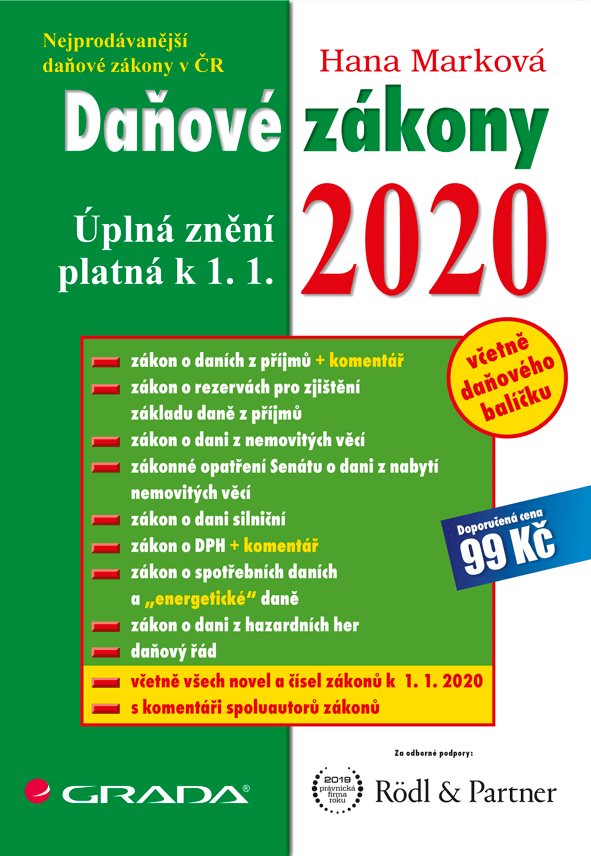 Daňové zákony 2020