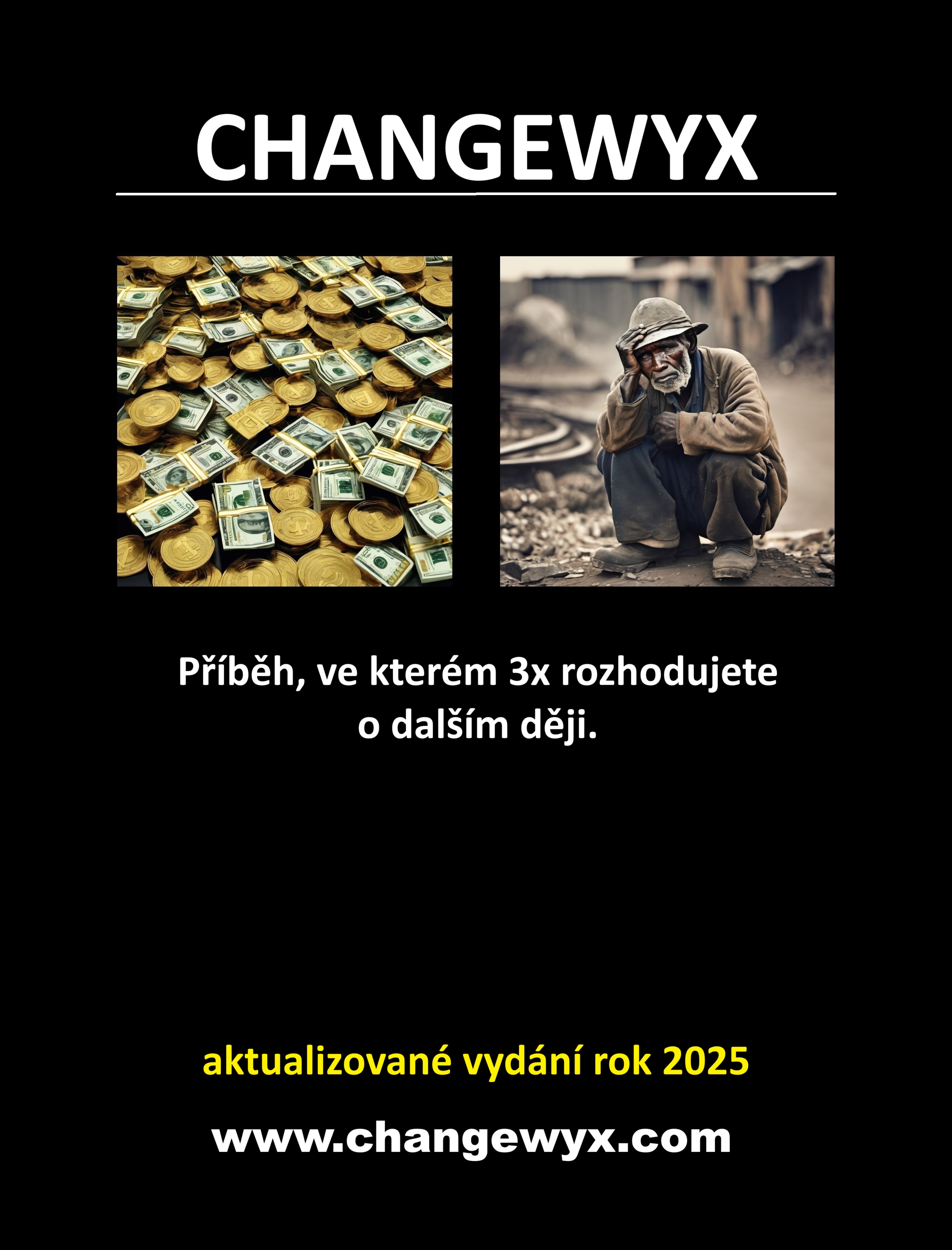 Changewyx. Příběh, ve kterém 3x rozhodujete o dalším ději.