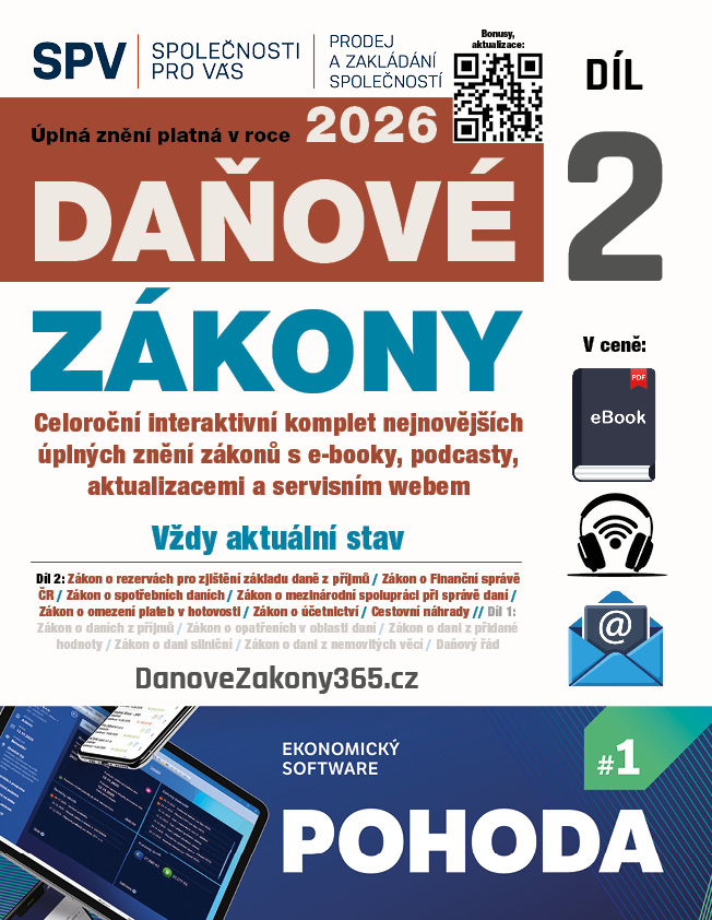 Daňové zákony 2026 XXL ProFi