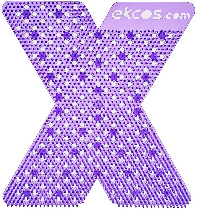 Ekcos Xcrën HD - 60+denní biorozložitelné antisplash sítko do pisoáru, vůně lesní plody, 2 ks