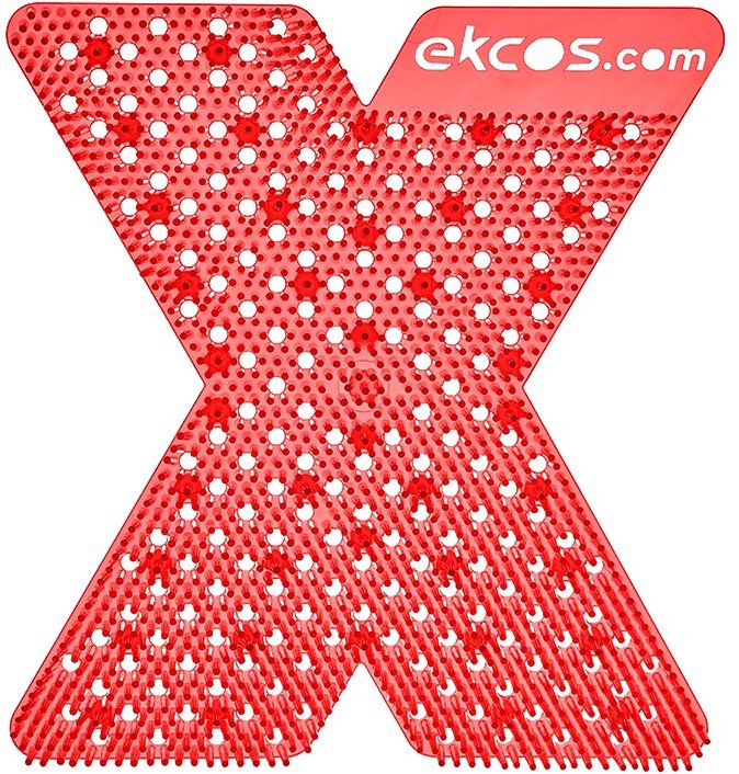 Ekcos Xcrën HD - 60+denní biorozložitelné antisplash sítko do pisoáru, vůně meloun, 2 ks