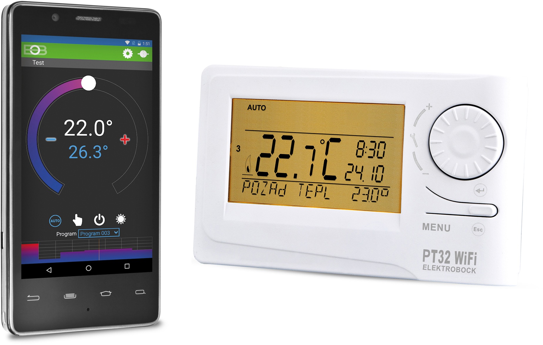 ELEKTROBOCK Termostat PT32 WIFI