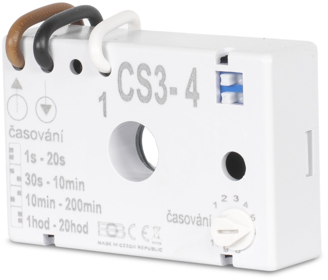 ELEKTROBOCK Časový spínač CS3-4 pod vypínač