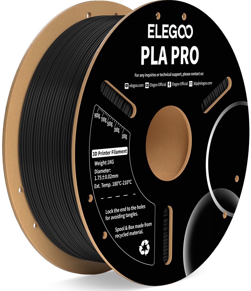 Elegoo PLA PRO, Black 1kg