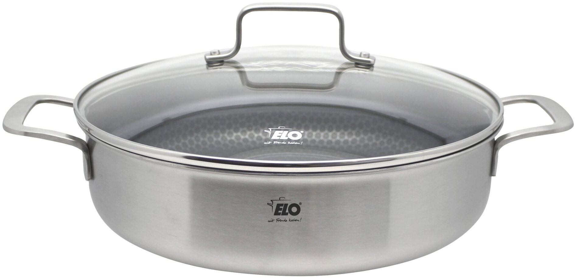 ELO Relief Solution Servírovací pánev s poklicí, průměr 28 cm