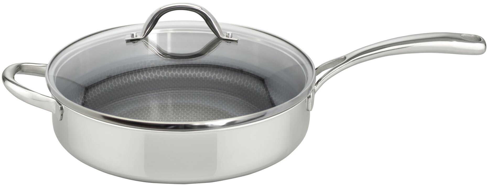 ELO Relief Evolution Hluboká pánev s pomocnou rukojetí a skleněnou poklicí, průměr 28 cm PREMIUM