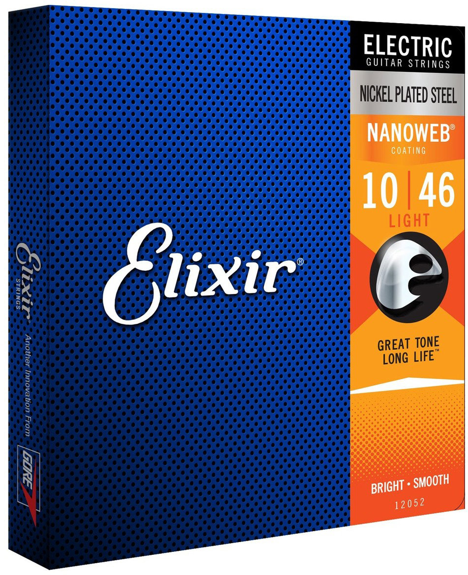 Elixir 12052 Nanoweb Nickel 10-46 Light