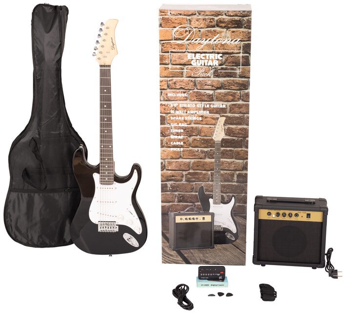 EK Daytona PGED Strat černá
