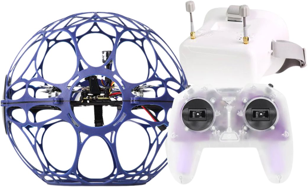 HGLRC FPV Drone Soccer Ares DS230 RTF Kit FPV Analog Blue