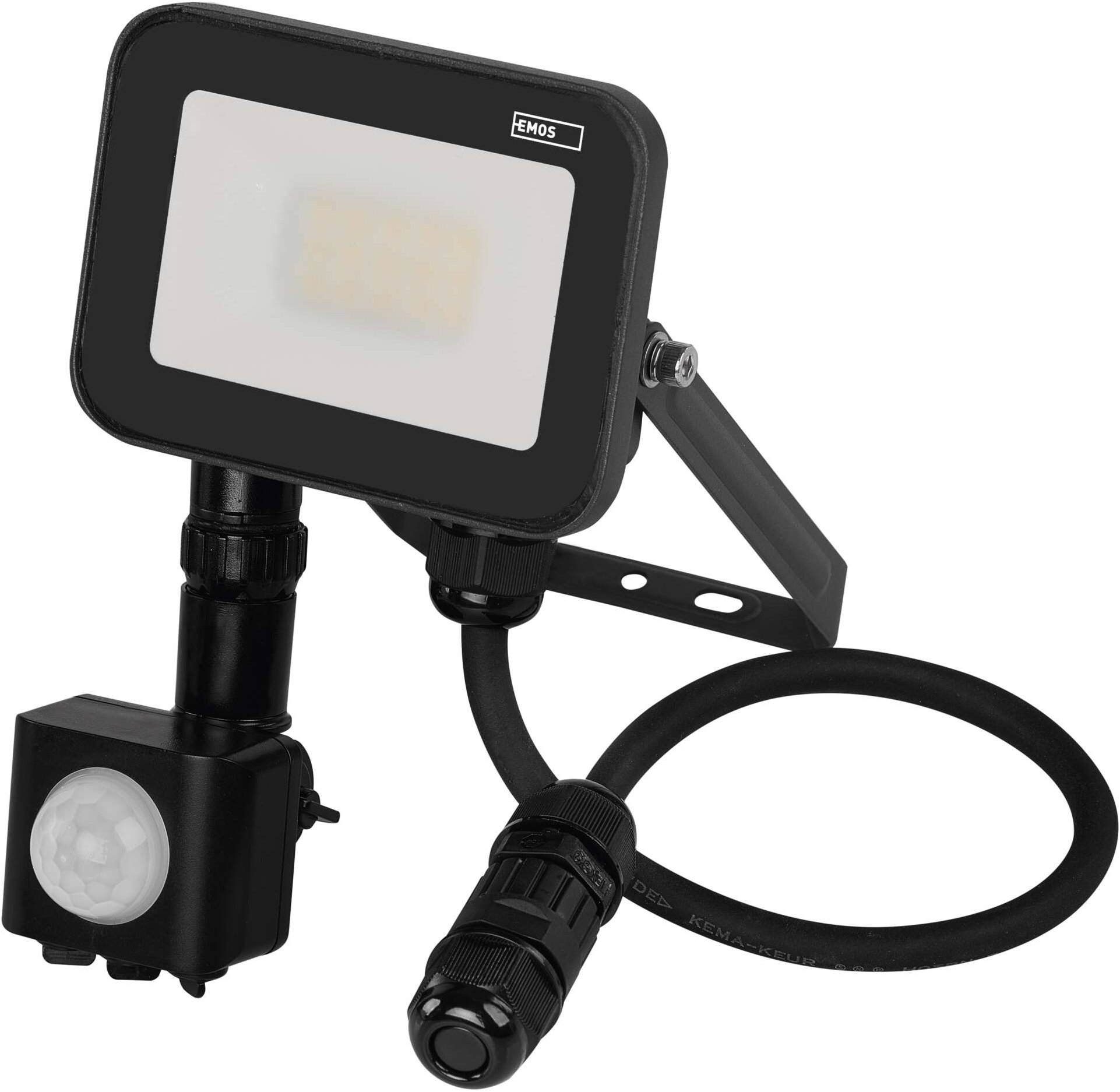 EMOS LED reflektor PROFI s pohybovým čidlem, 10W neutrální bílá