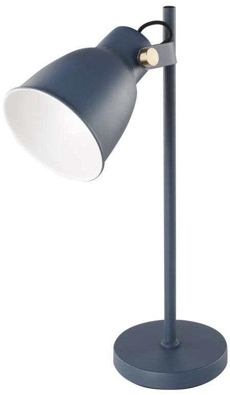 EMOS Stolní lampa JULIAN na žárovku E27, modrá