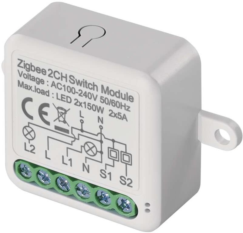 EMOS GoSmart modul spínací IP-2102SZ, ZigBee, 2-kanálový