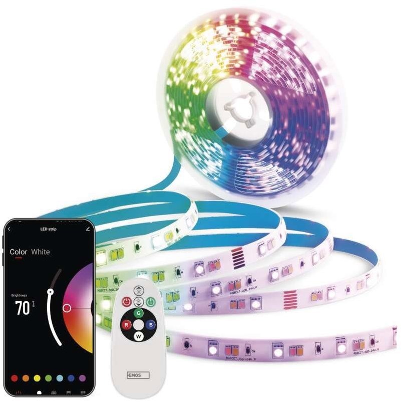 EMOS GoSmart Wi-Fi 2 m, 11 W, 750 lm, RGB/CCT