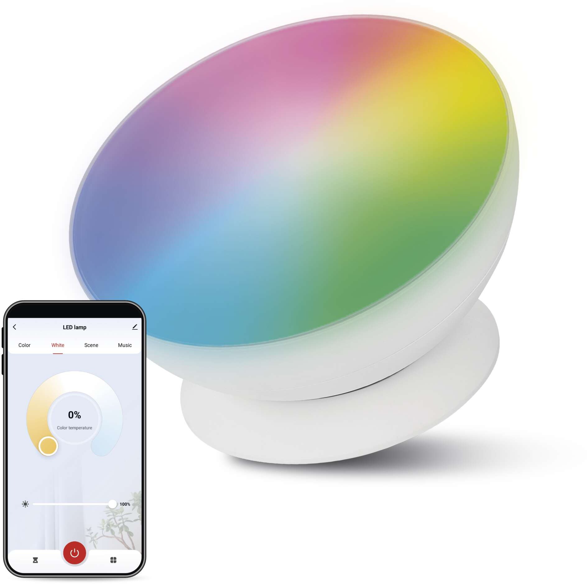 EMOS GoSmart LED ambientní, bílá, teplá bílá–studená bílá / RGB, Wi-Fi