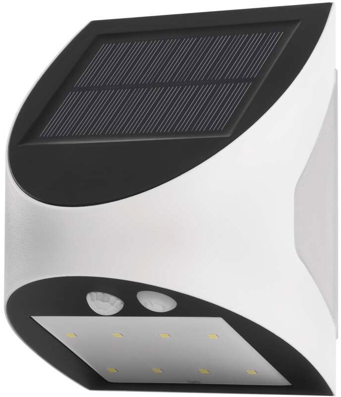 EMOS LUMI solární LED, s pohybovým čidlem, 240 lm, bílé, neutrální bílá