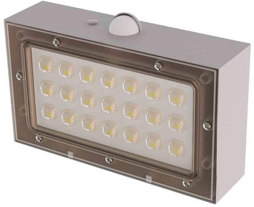EMOS BRIXO solární LED, s pohybovým čidlem, 350 lm, bílé, neutrální bílá