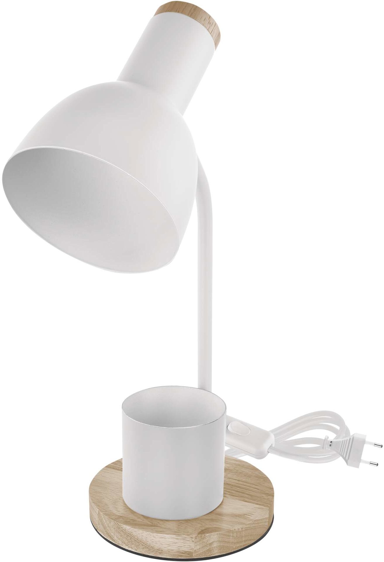 EMOS POPPY na žárovku E27, bílá