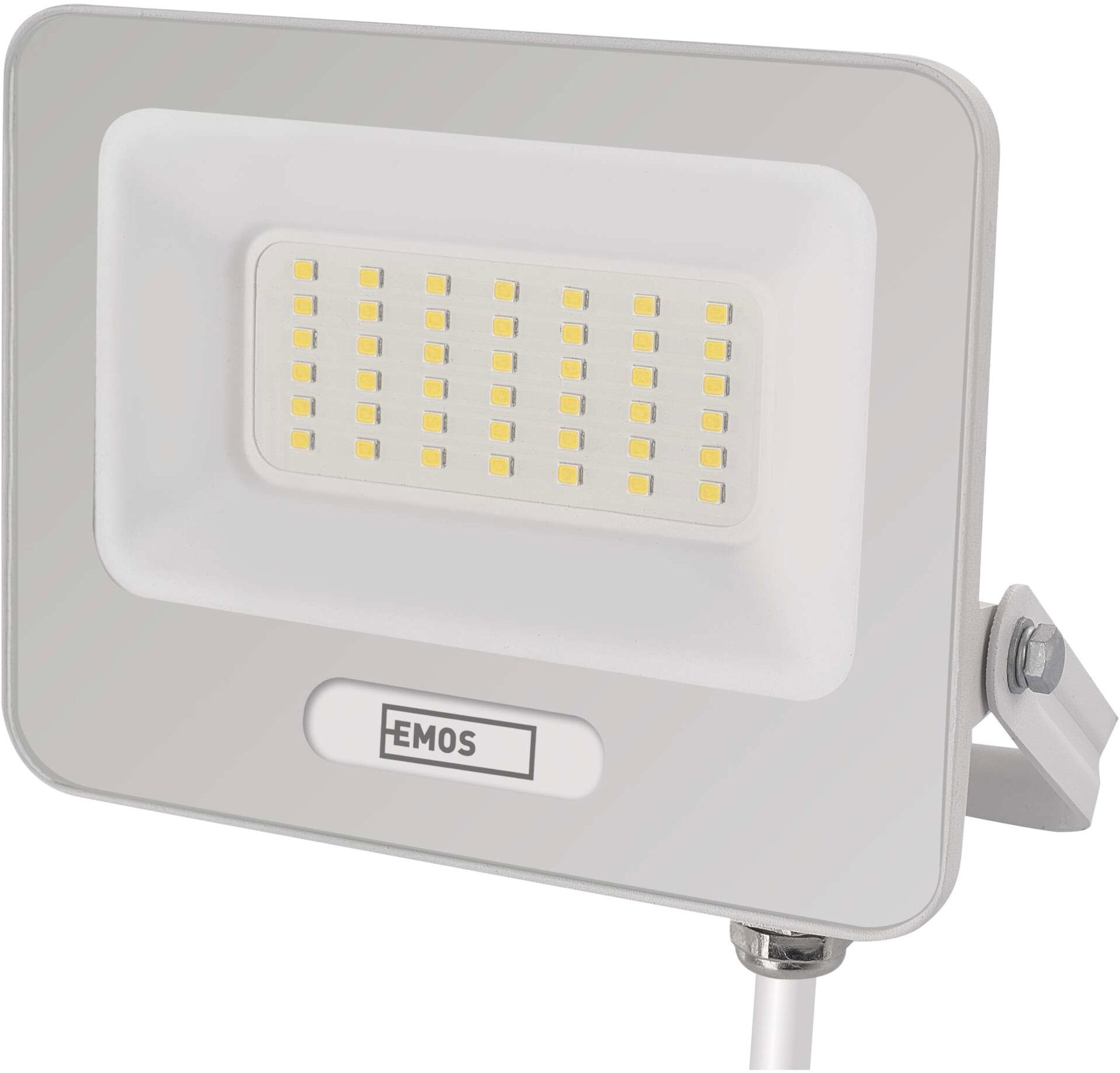 EMOS GLARO 30 W, bílý, IP65, 3000 lm, neutrální bílá