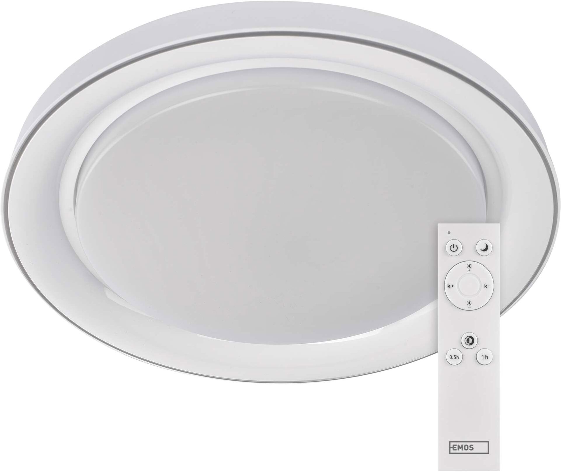 EMOS REMI LED 51 cm, 45 W, teplá-studená bílá, stmívatelné s ovladačem