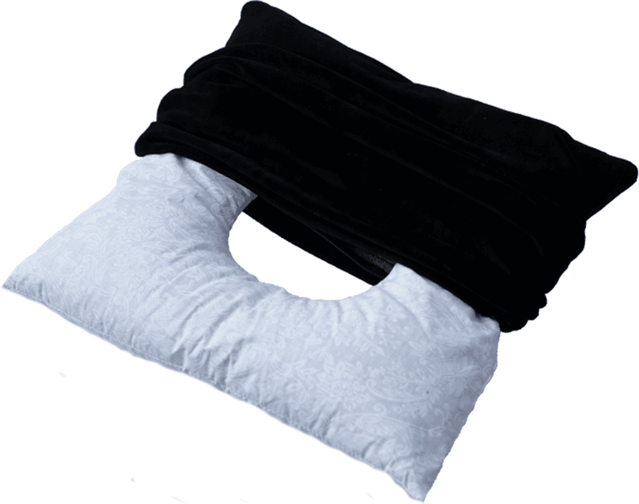 Empt Rektální ortopedický polštář s pohánkou v potahu na zip 40 × 40 cm