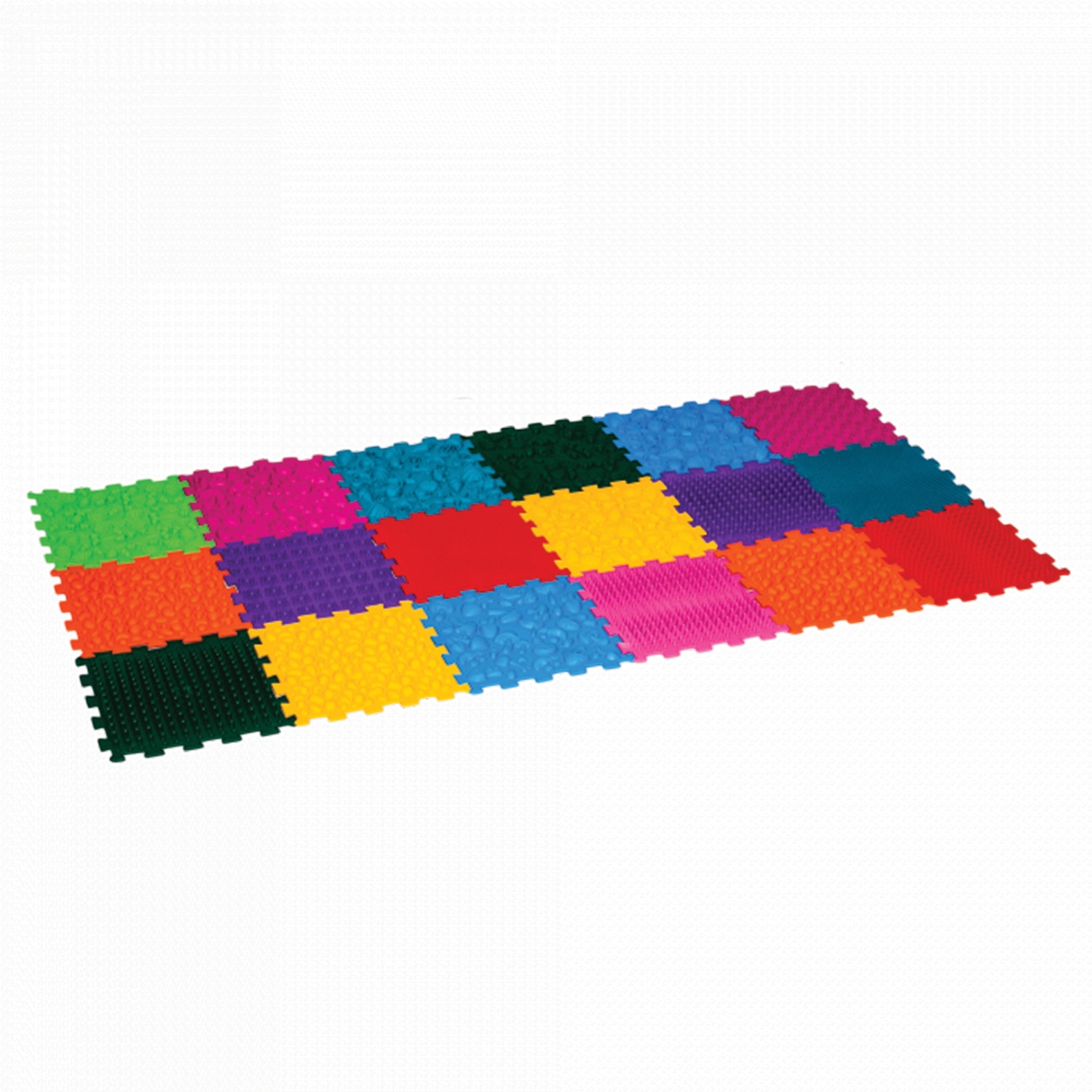 Empt Masážní ortopedická podložka Puzzle „Mega Mix“ 18 modulů