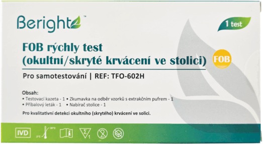 Beright Okultní (skryté) krvácení (FOB) – rychlý test (stolice), 1 ks