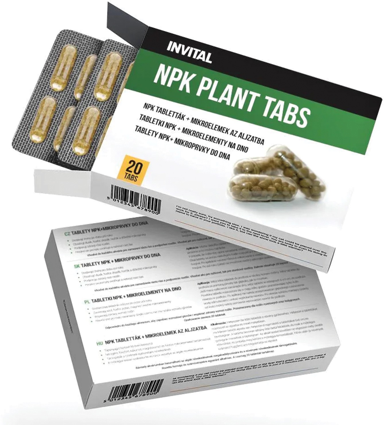 INVITAL Tablety NPK + mikroprvky