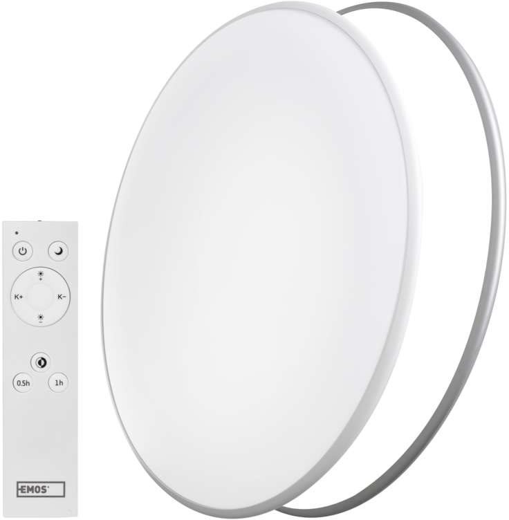 EMOS LED stropní a nástěnné svítidlo s dálkovým ovladačem 24W, stmívatelné