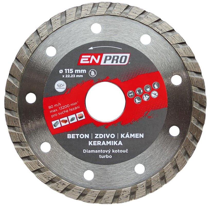 Enpro Kotouč diamantový Turbo 115 × 1,2 × 22,3 mm