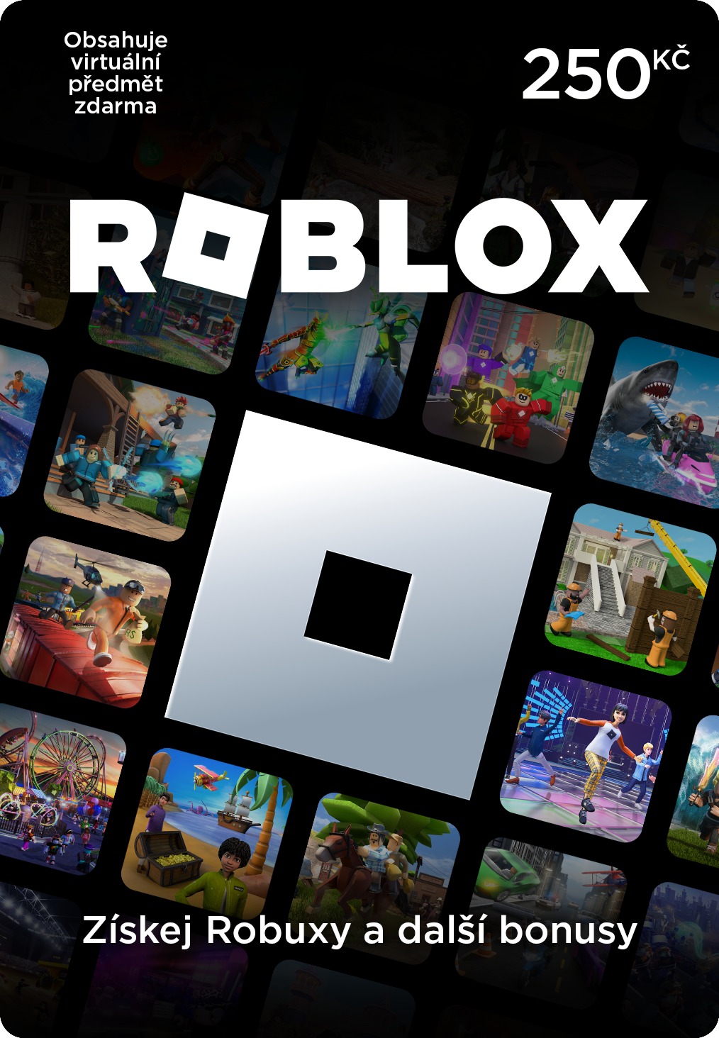 Roblox předplacená karta 250Kč
