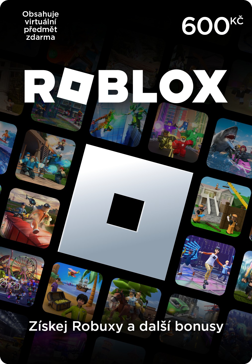 Roblox předplacená karta 600Kč