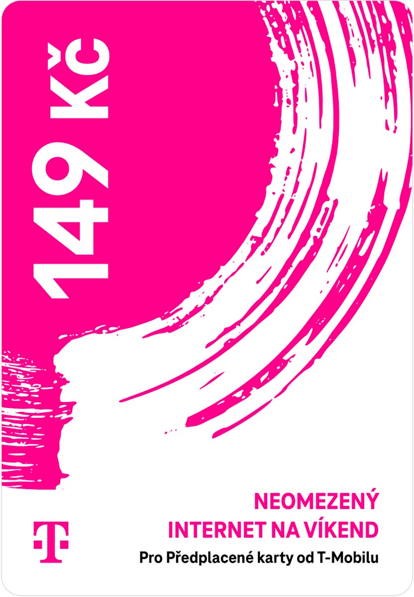 T-Mobile neomezený internet na víkend