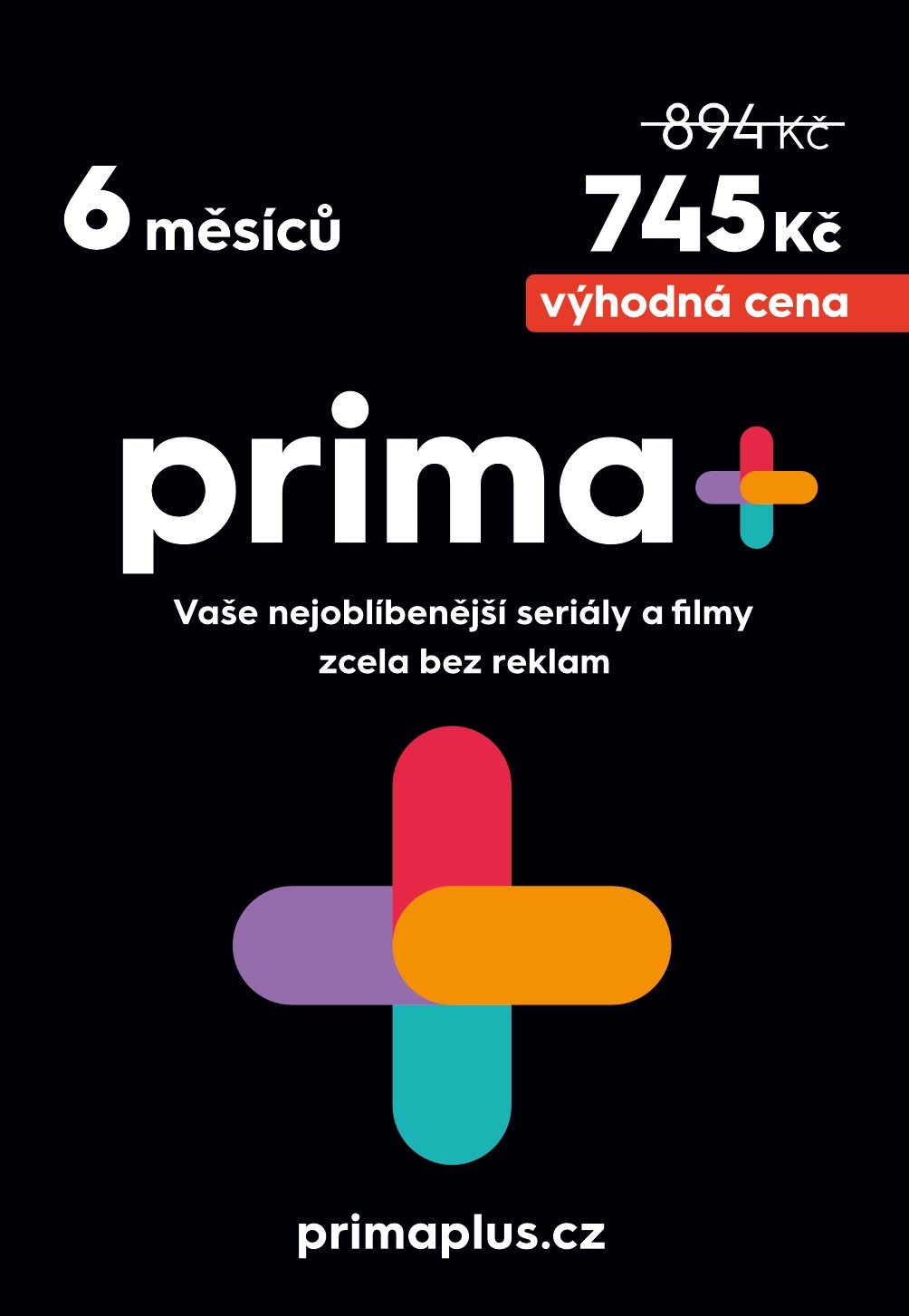 Prima+ Premium - předplatné 6 měsíců