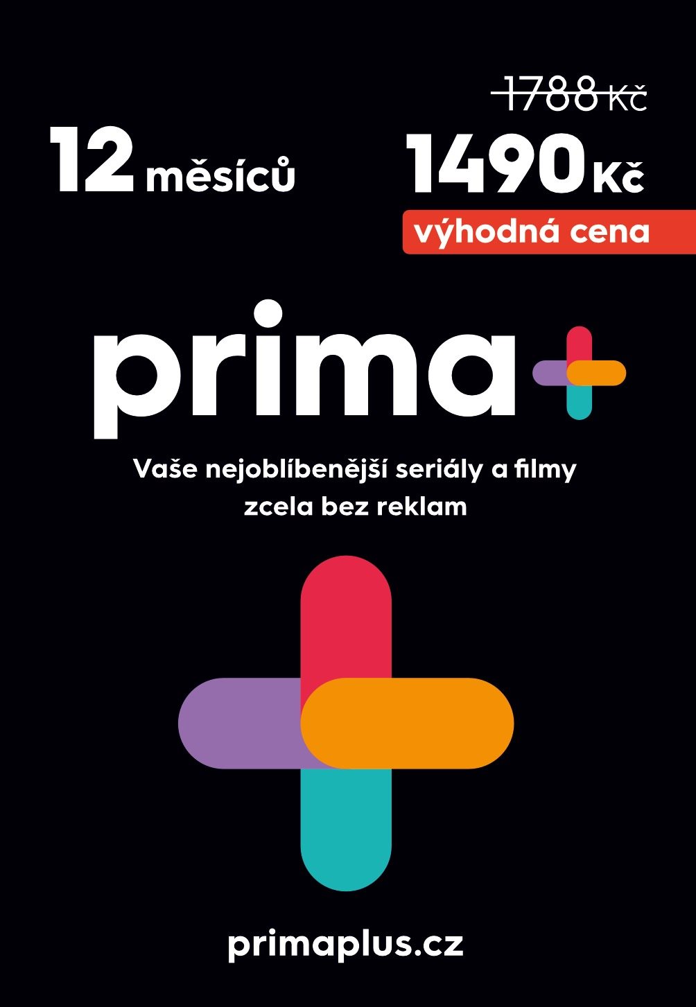 Prima+ Premium - předplatné 12 měsíců