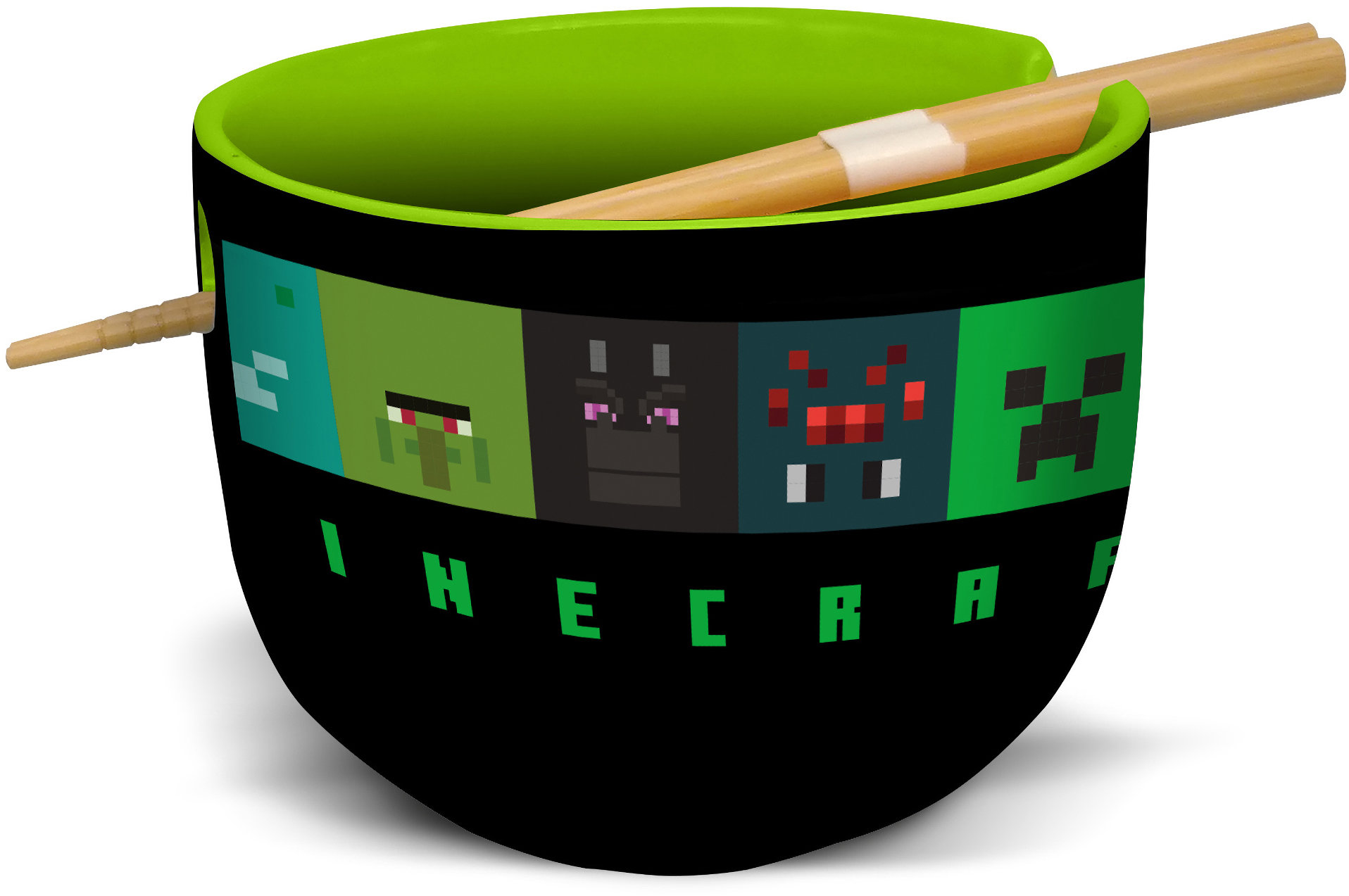 Minecraft ramen miska a hůlky – dárkový set