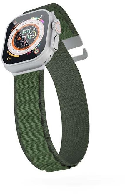 Epico Alpine pásek pro Apple Watch SE/Series 1-9 (42/44/45mm)/10-11 (46mm)/Ultra (49mm) - zelená