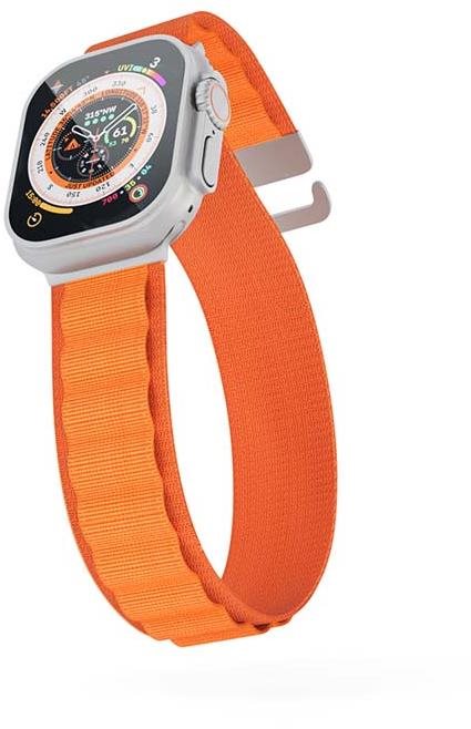 Epico Alpine pásek pro Apple Watch SE/Series 1-9 (42/44/45mm)/10-11 (46mm)/Ultra (49mm) - oranžová