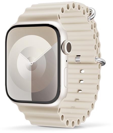 Epico Ocean řemínek pro Apple Watch SE/Series 1-9 (42/44/45mm)/10-11 (46mm)/Ultra (49mm) - ivory