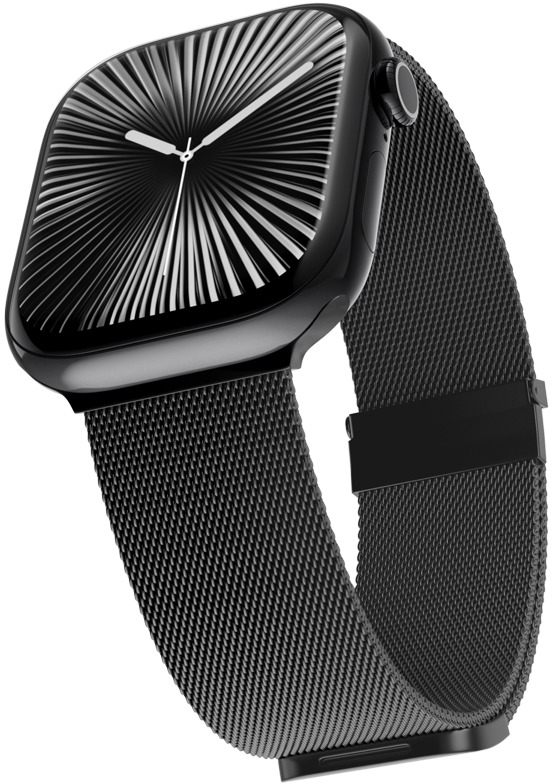 Epico Milanese+ pro řemínek Apple Watch SE/Series 1-9 (38/40/41mm)/10-11 (42mm) - vesmírně šedá