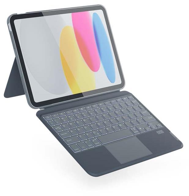 Epico podsvícená klávesnice s pouzdrem pro iPad Pro 11" (M4/M5) - CZ/šedá