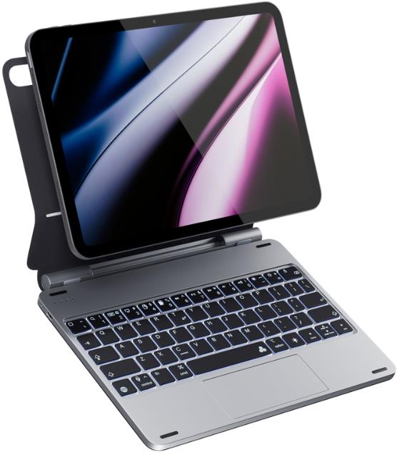 Epico hliníková klávesnice pro iPad Pro 11" (3.-6. gen)/Air 10,9" (A14-M1)/Air 11" (M2-M4) - DE