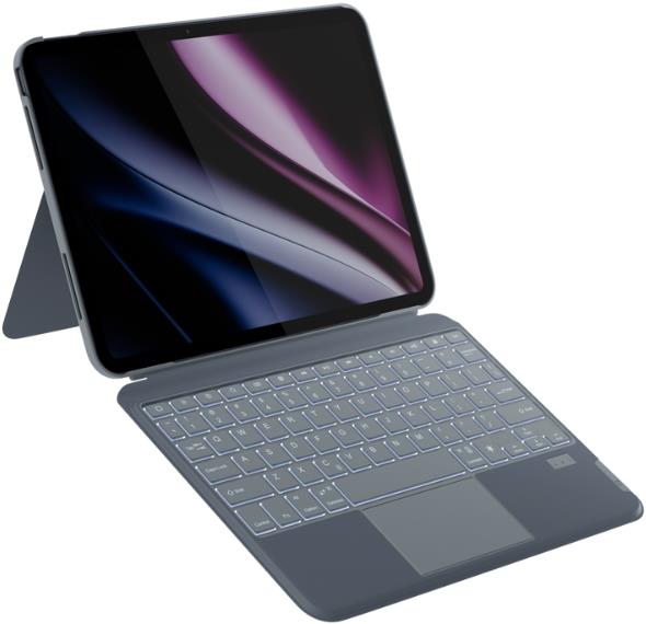Epico podsvícená klávesnice s pouzdrem pro iPad Pro 11" (M4/M5) - DE/šedá